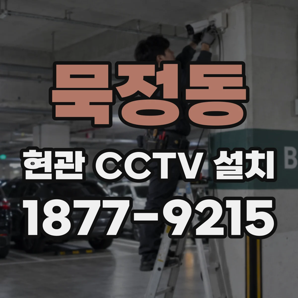 묵정동 현관 CCTV 설치