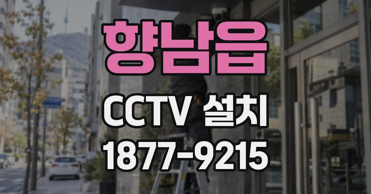 향남읍 CCTV 설치