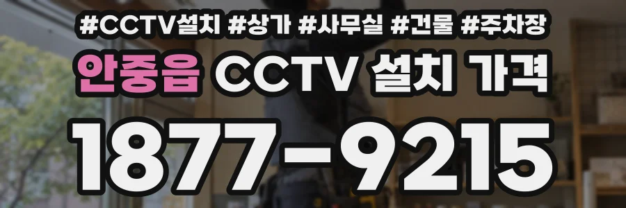 안중읍 CCTV 설치 가격