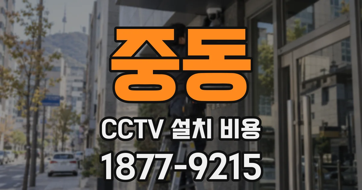 중동 CCTV 설치 비용