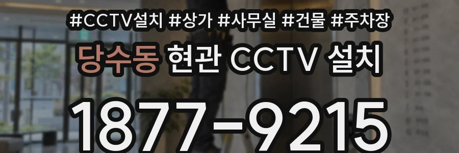 당수동 현관 CCTV 설치