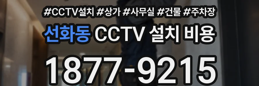 선화동 CCTV 설치 비용