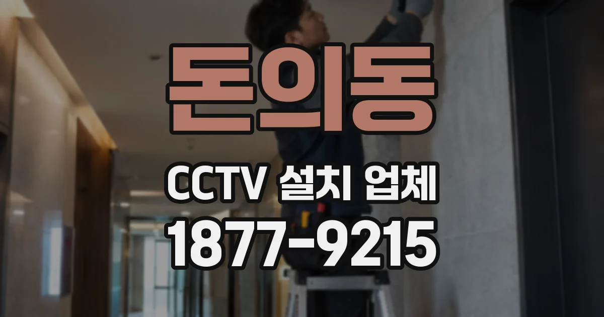 돈의동 CCTV 설치 업체