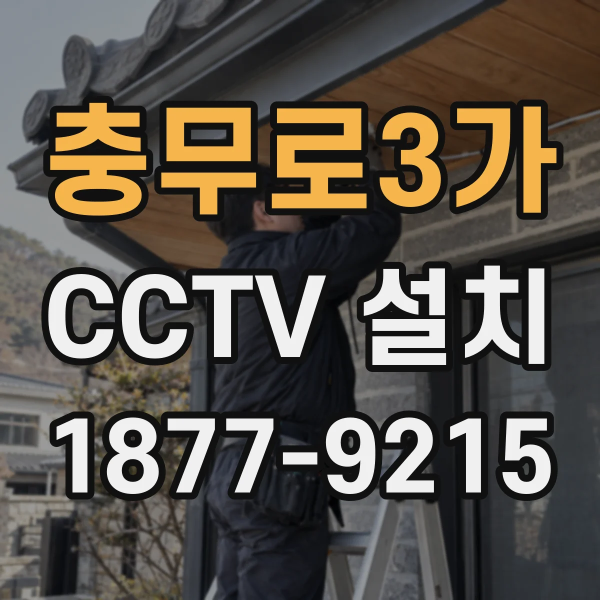 충무로3가 CCTV 설치