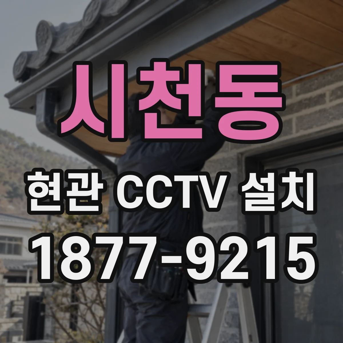 시천동 현관 CCTV 설치