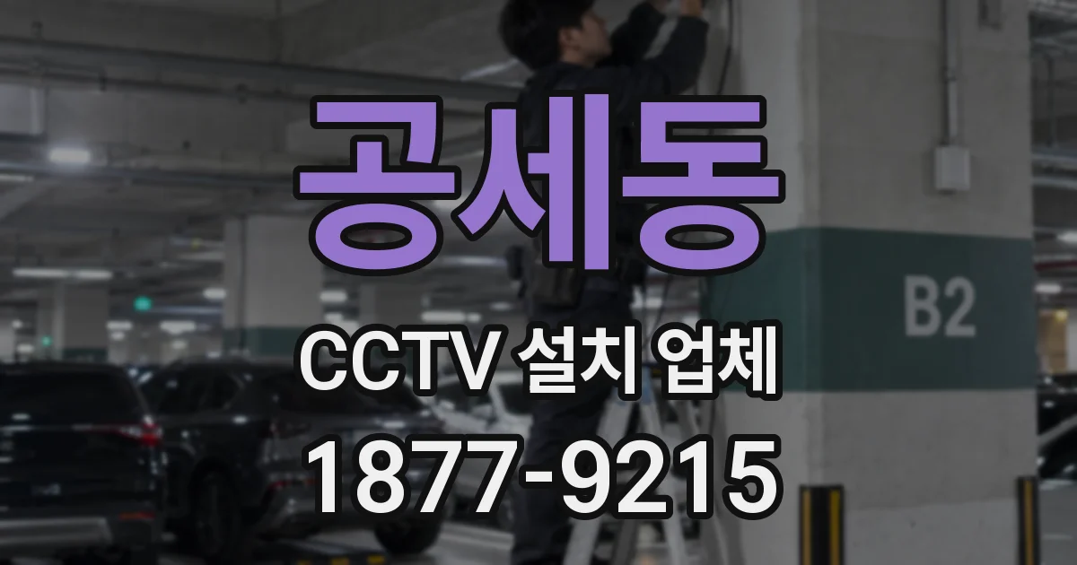 공세동 CCTV 설치 업체