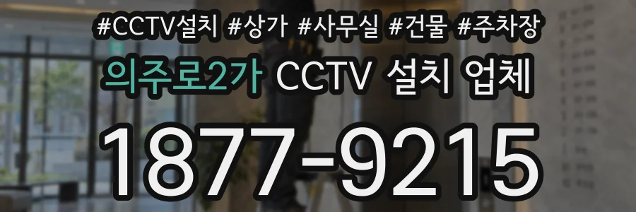 의주로2가 CCTV 설치 업체