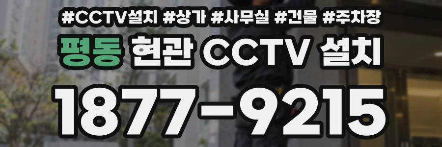 평동 현관 CCTV 설치
