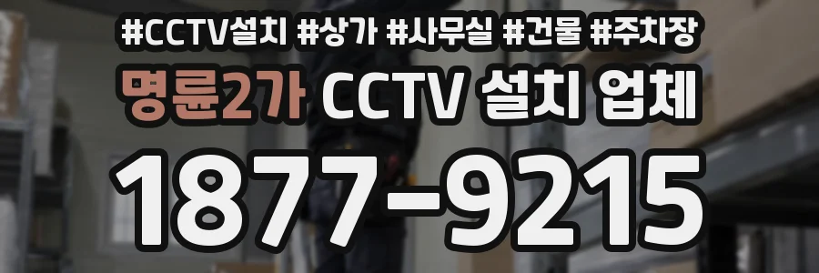 명륜2가 CCTV 설치 업체