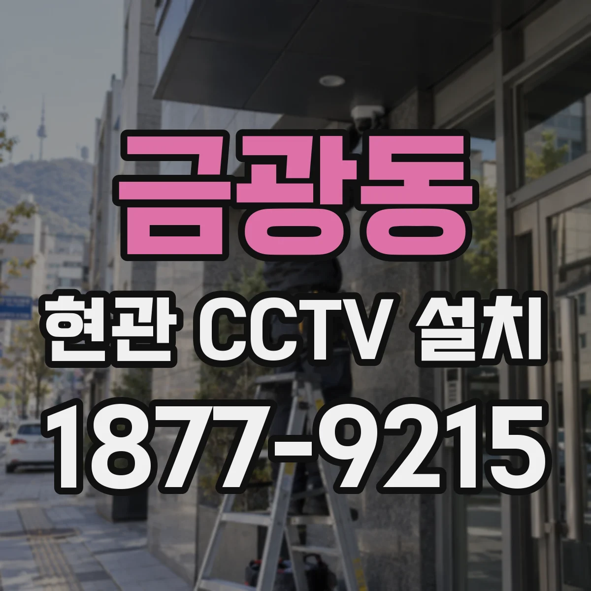 금광동 현관 CCTV 설치