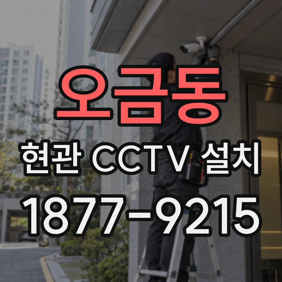 오금동 현관 CCTV 설치