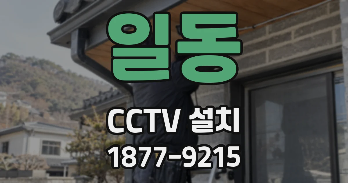 일동 CCTV 설치