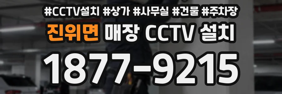 진위면 매장 CCTV 설치