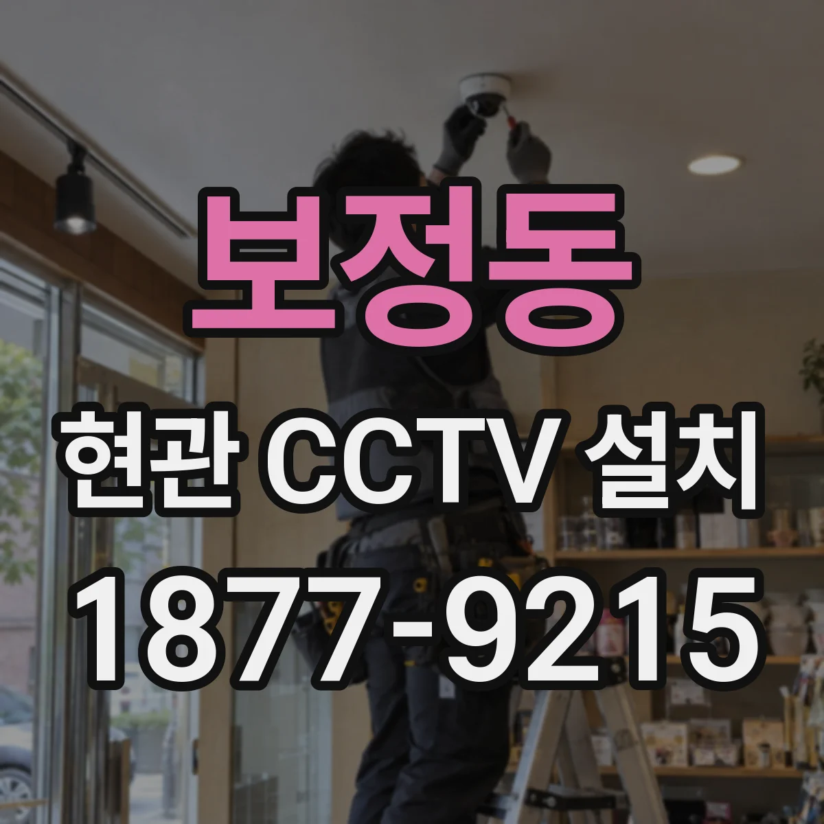 보정동 현관 CCTV 설치