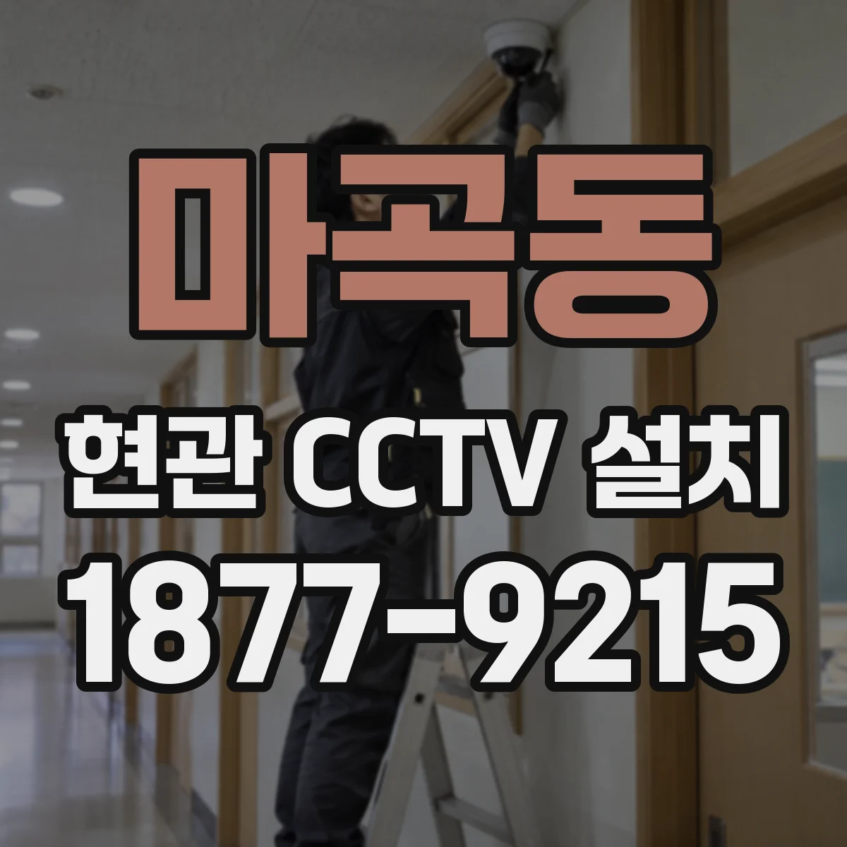 마곡동 현관 CCTV 설치