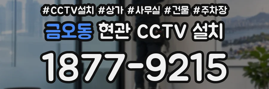 금오동 현관 CCTV 설치