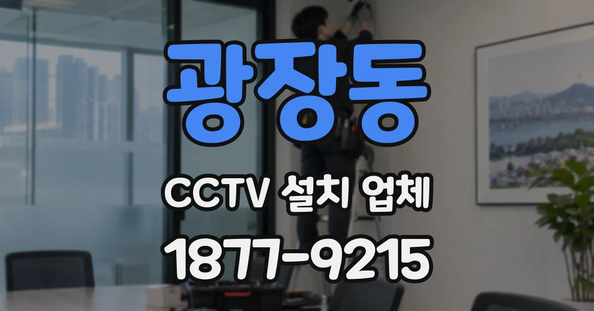 광장동 CCTV 설치 업체