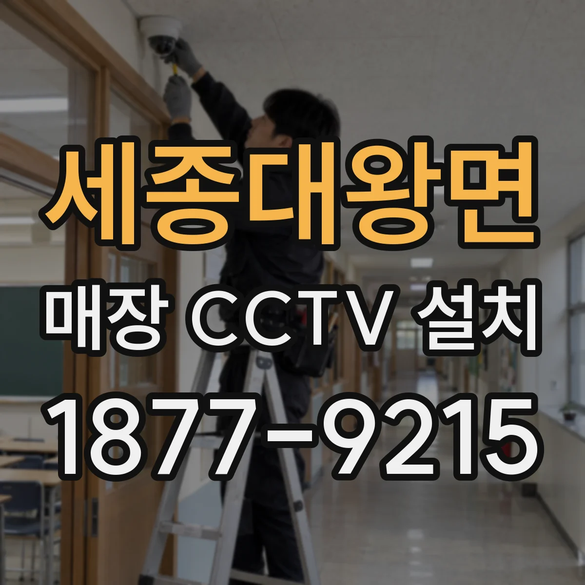 세종대왕면 매장 CCTV 설치