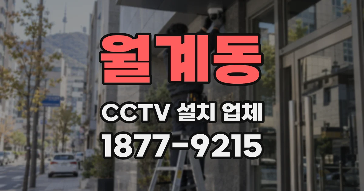 월계동 CCTV 설치 업체