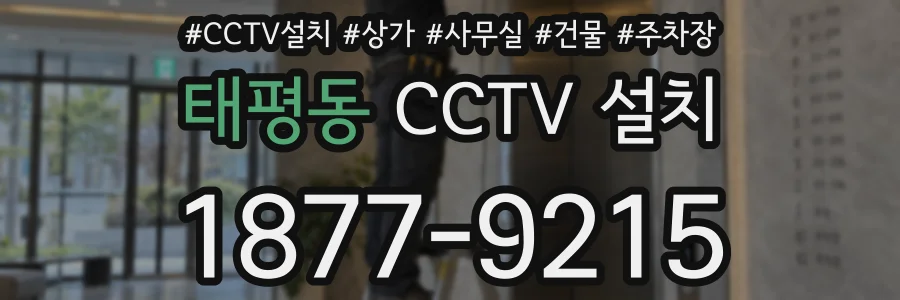 태평동 CCTV 설치