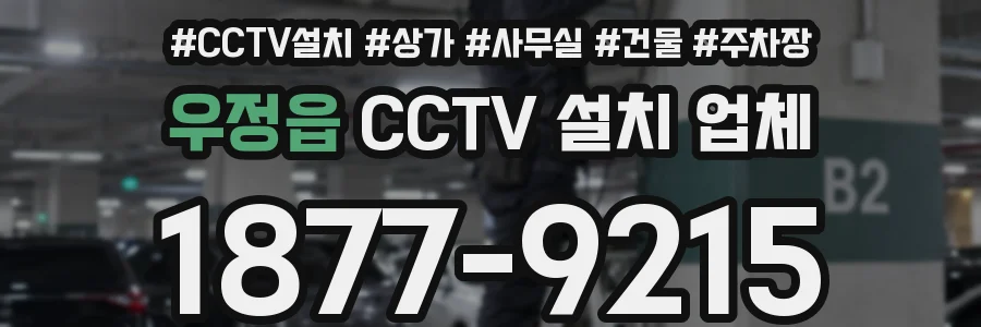 우정읍 CCTV 설치 업체