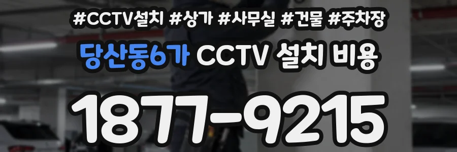 당산동6가 CCTV 설치 비용