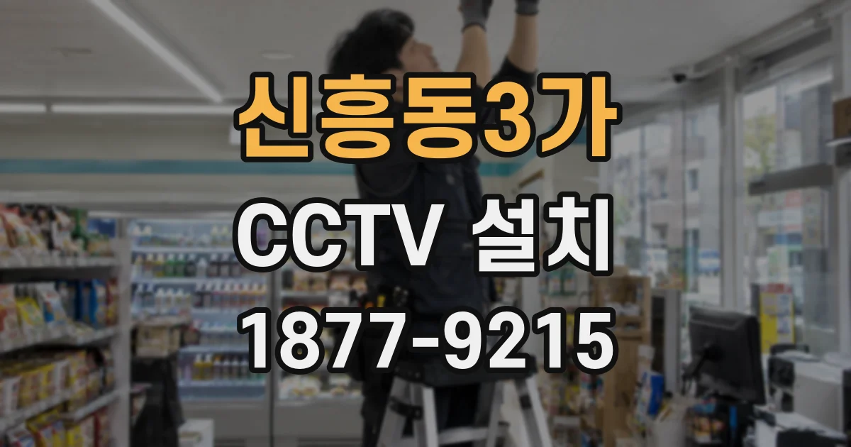 신흥동3가 CCTV 설치