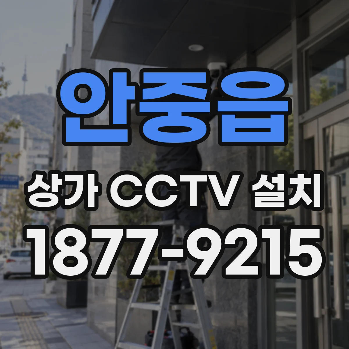 안중읍 상가 CCTV 설치