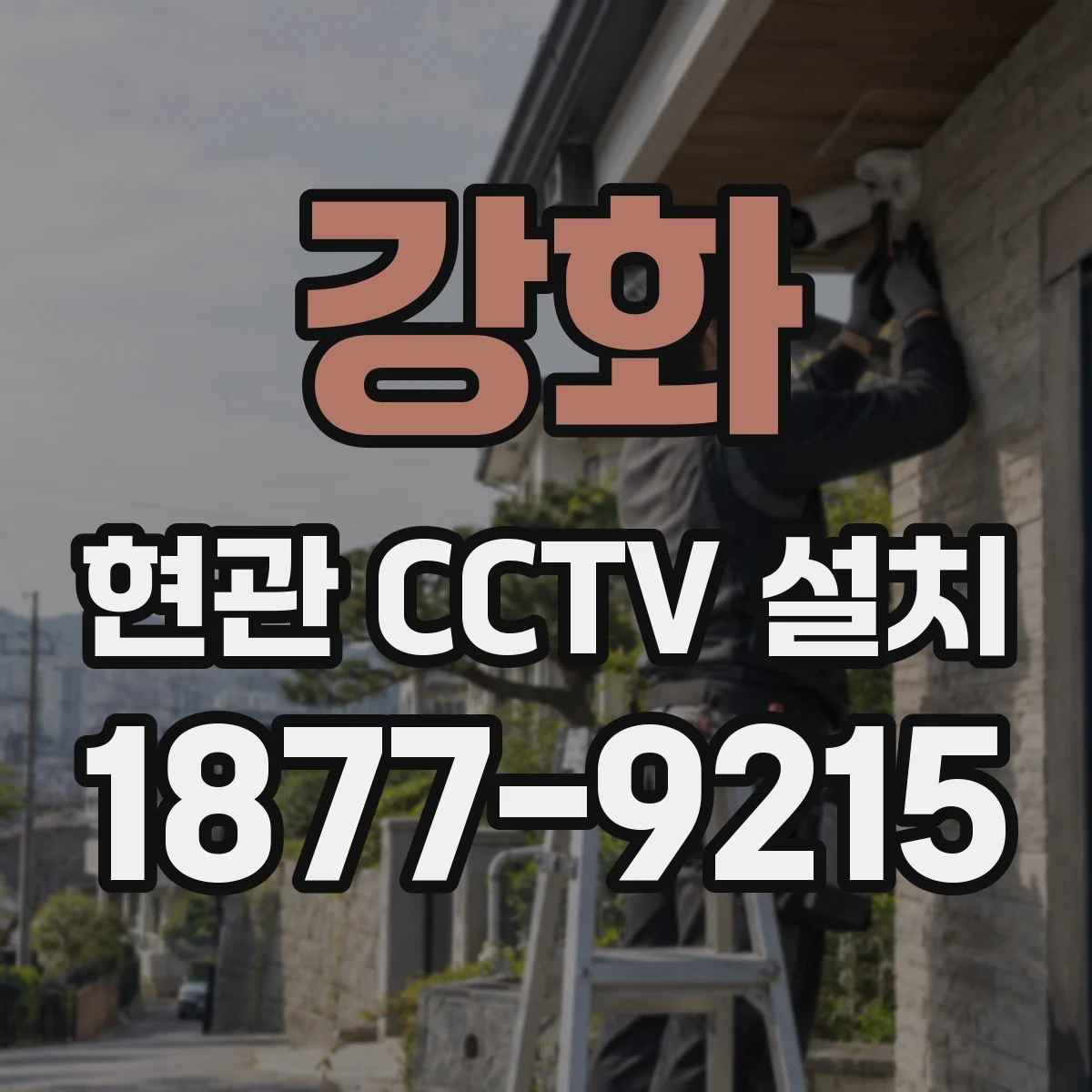 강화 현관 CCTV 설치