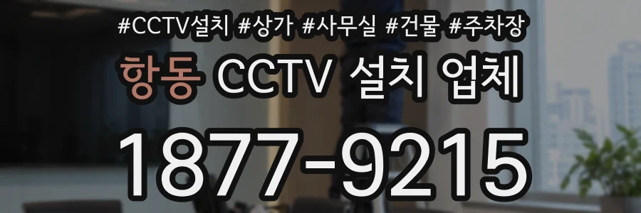 항동 CCTV 설치 업체