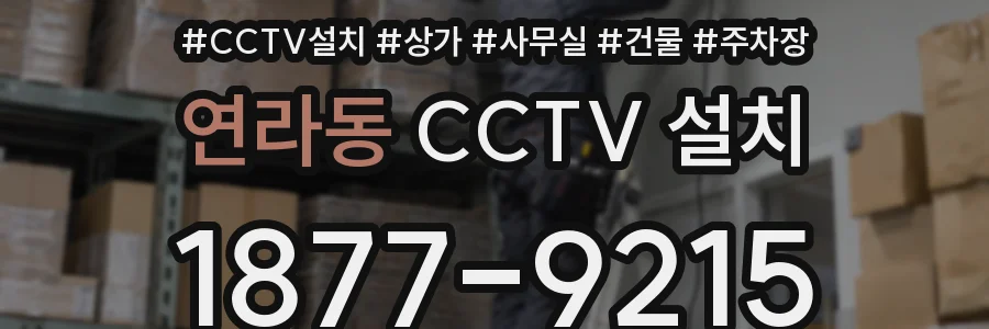 연라동 CCTV 설치
