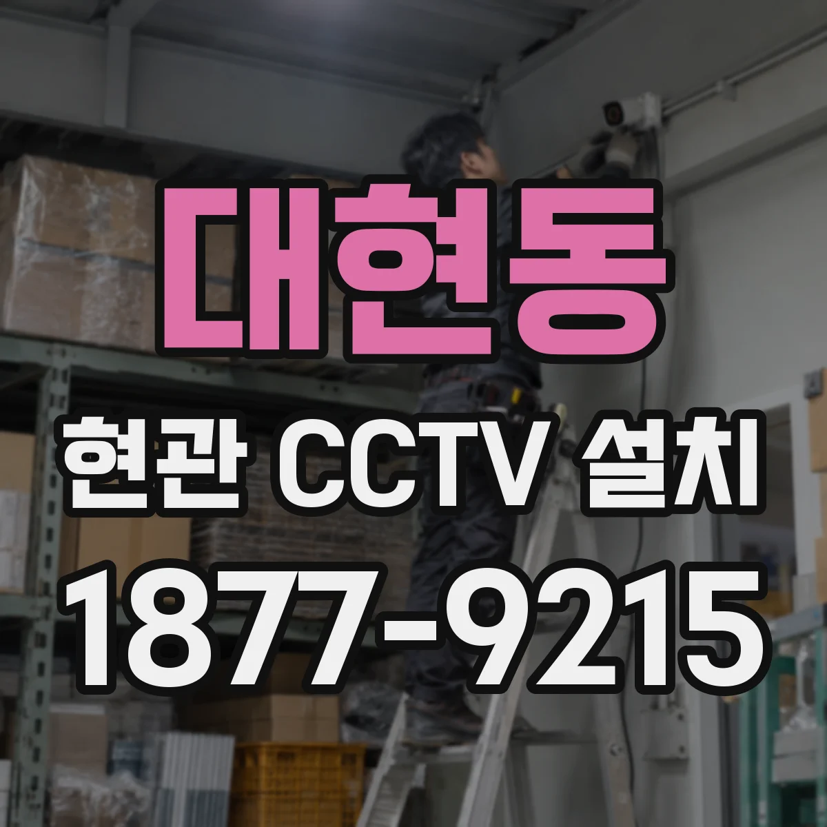 대현동 현관 CCTV 설치