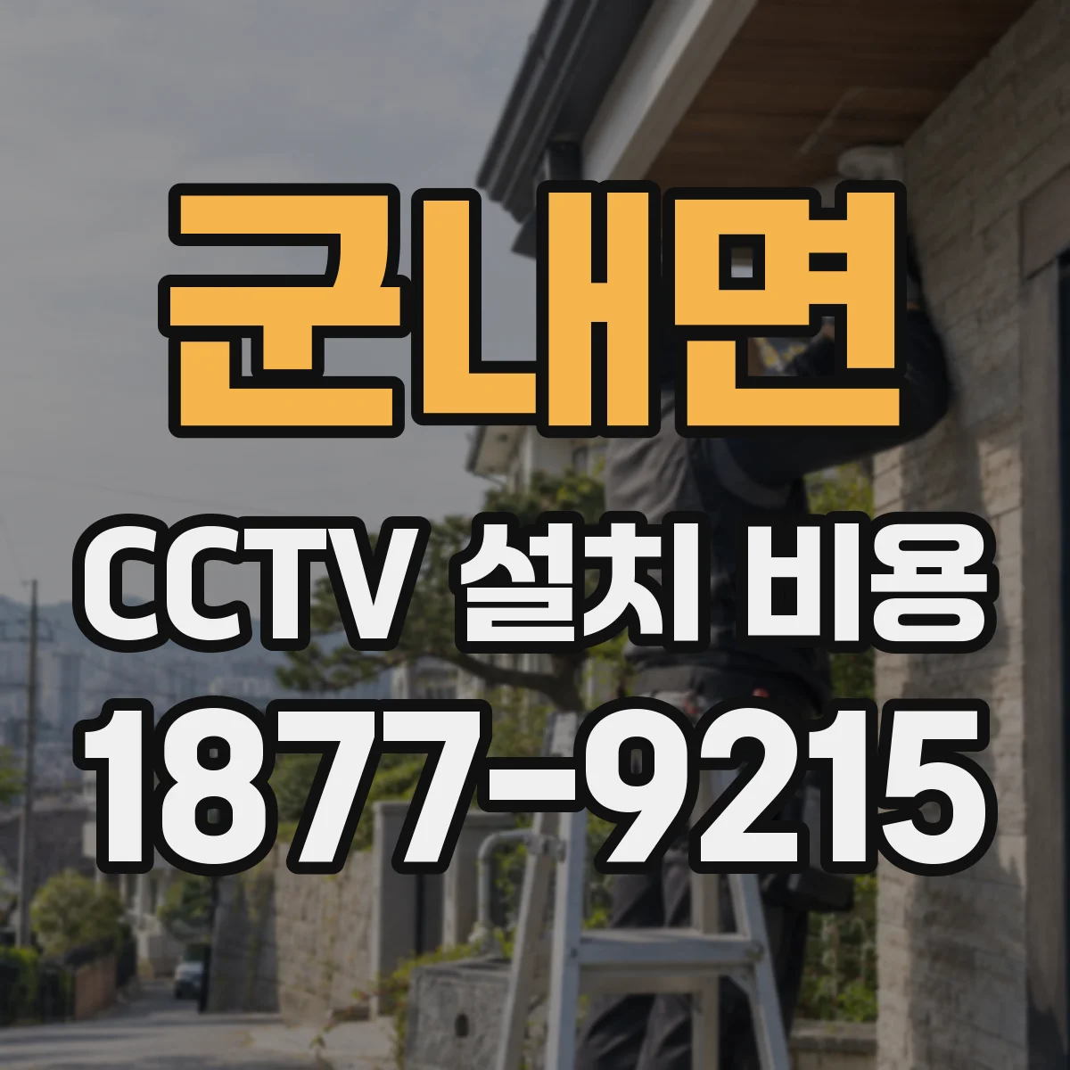 군내면 CCTV 설치 비용
