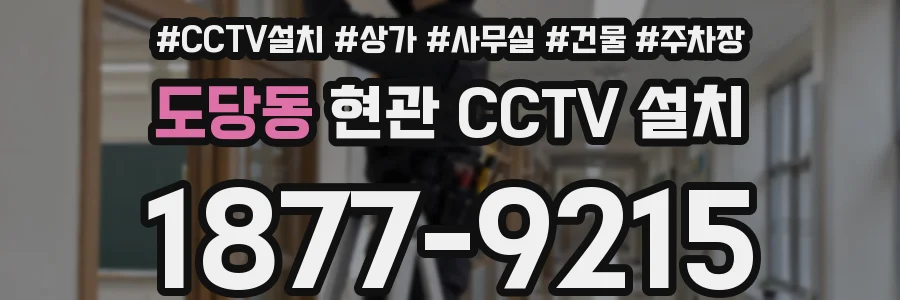 도당동 현관 CCTV 설치