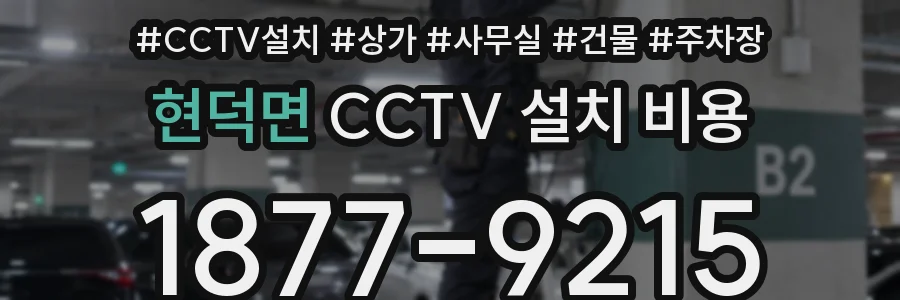 현덕면 CCTV 설치 비용