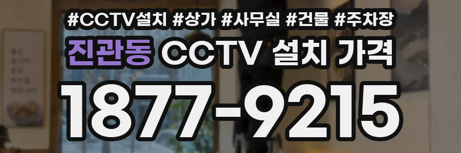 진관동 CCTV 설치 가격