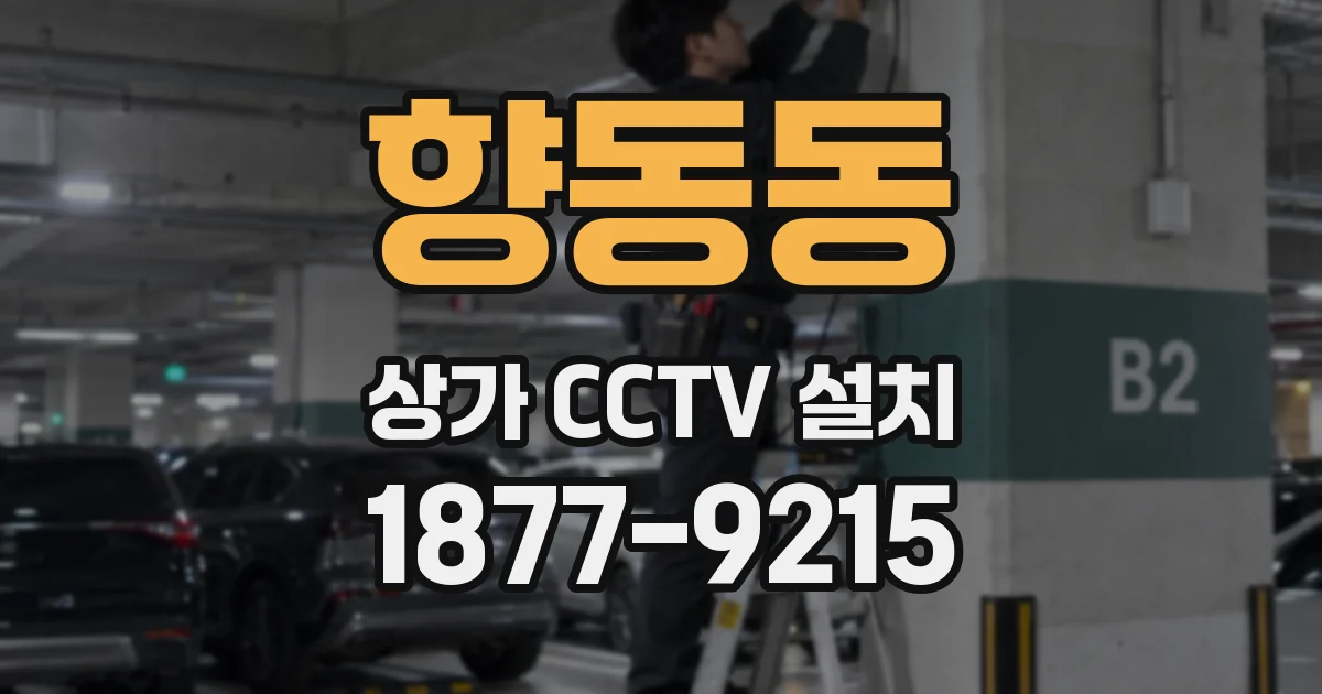 향동동 상가 CCTV 설치