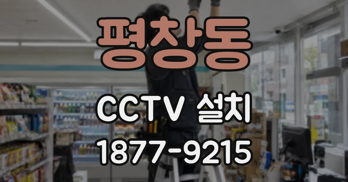평창동 CCTV 설치