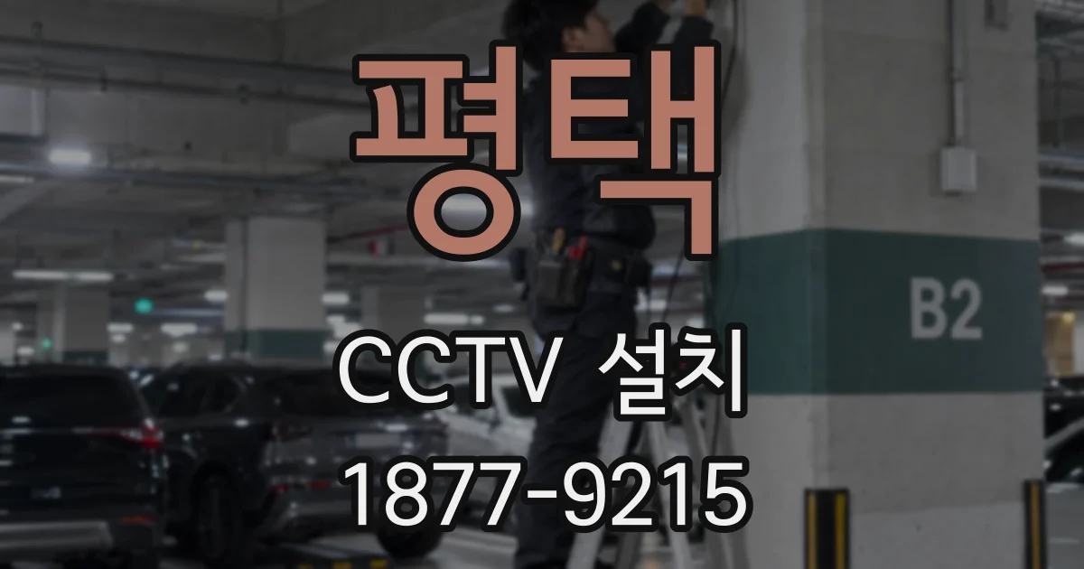평택 CCTV 설치