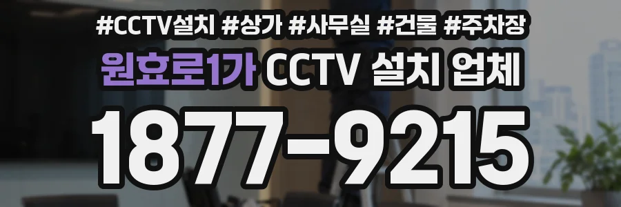 원효로1가 CCTV 설치 업체