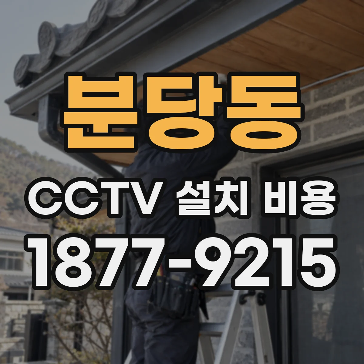 분당동 CCTV 설치 비용