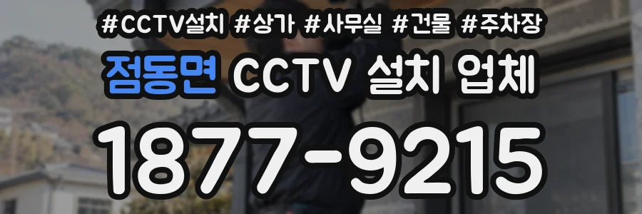 점동면 CCTV 설치 업체