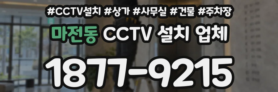 마전동 CCTV 설치 업체
