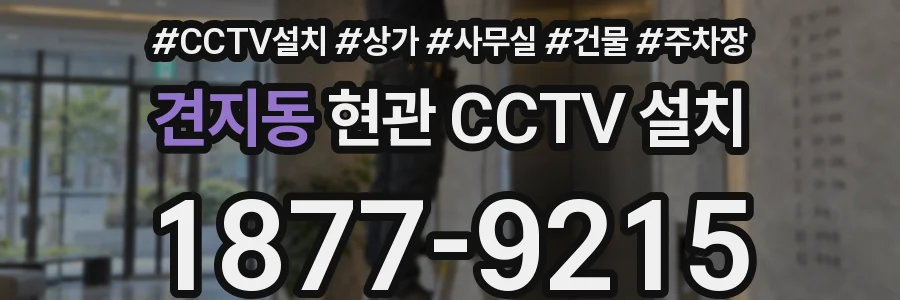 견지동 현관 CCTV 설치