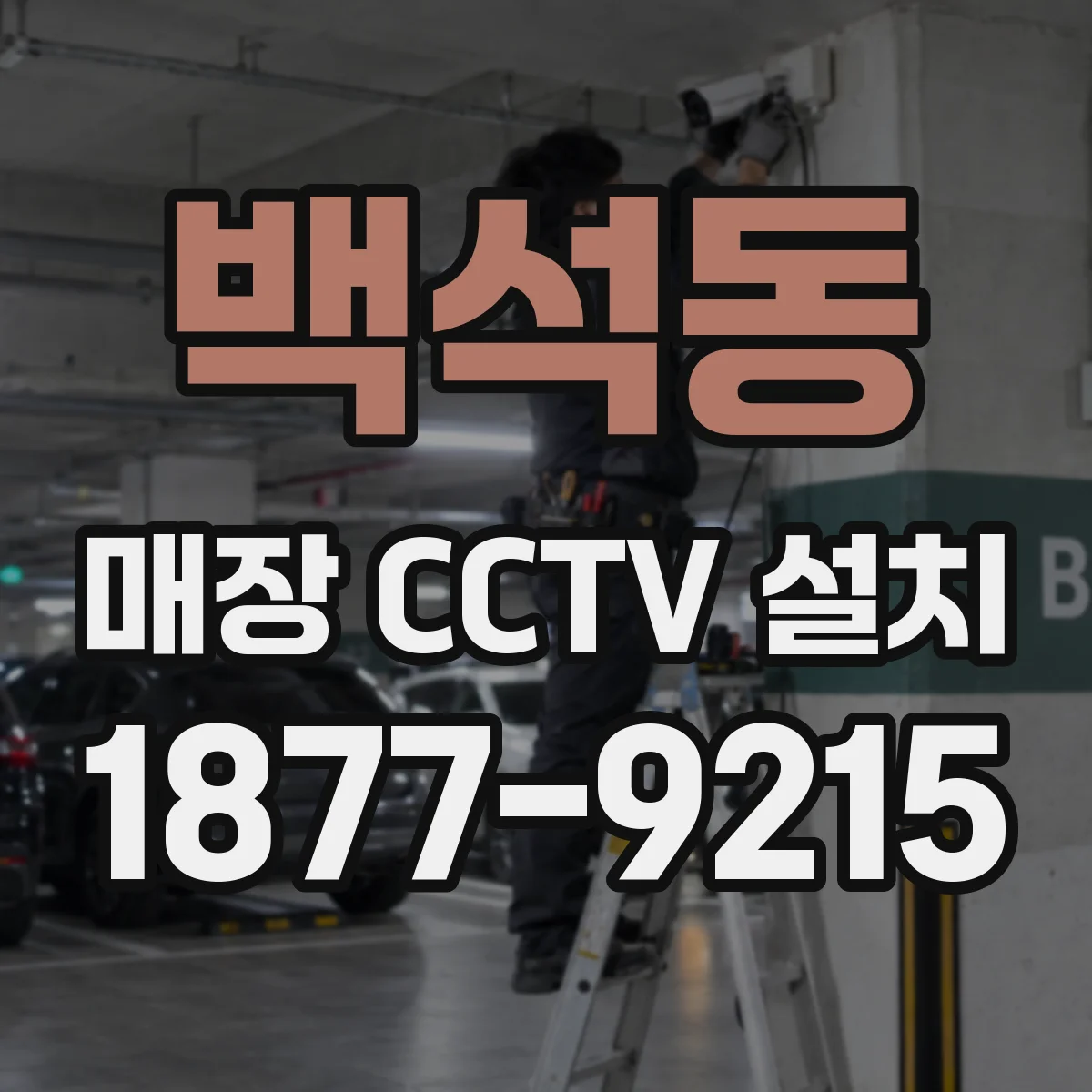 백석동 매장 CCTV 설치