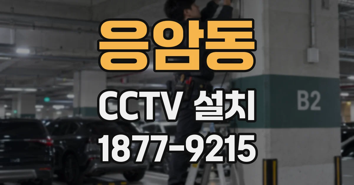 응암동 CCTV 설치