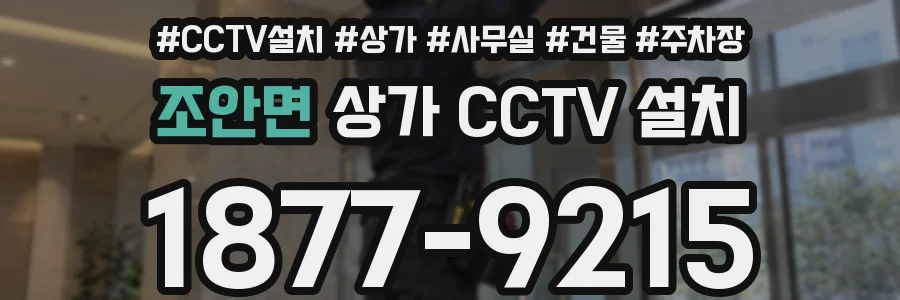 조안면 상가 CCTV 설치