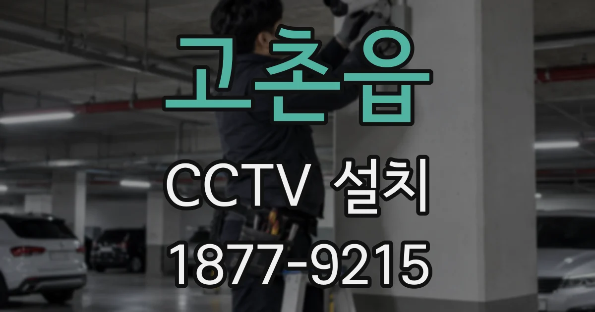 고촌읍 CCTV 설치