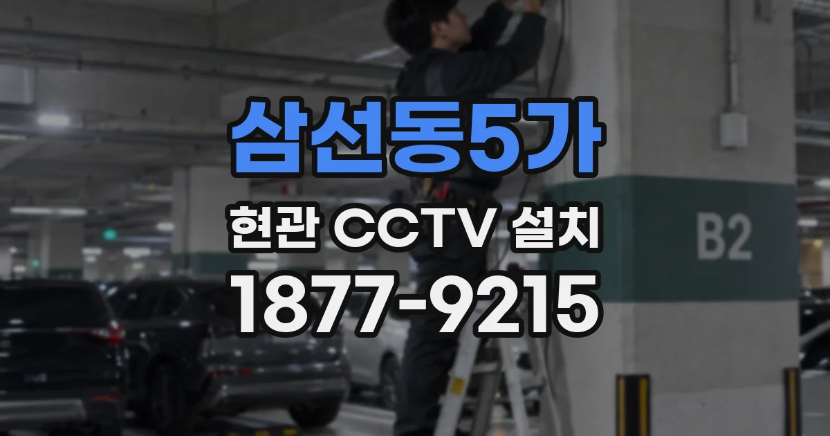 삼선동5가 현관 CCTV 설치