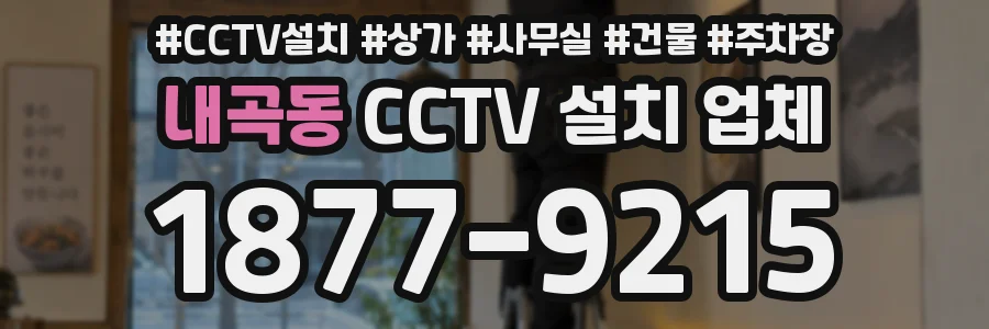 내곡동 CCTV 설치 업체
